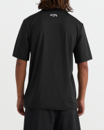 All Day Wave UPF 50 Short Sleeve Rashguard - Black - Image 2