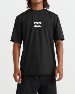 All Day Wave UPF 50 Short Sleeve Rashguard - Black