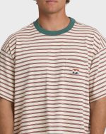 Baxter Crew Short Sleeve T-Shirt - Oatmeal - Image 5