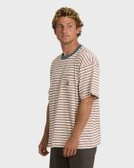 Baxter Crew Short Sleeve T-Shirt - Oatmeal - Image 3