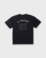 A.I. Mesh Jersey Short Sleeve T-Shirt - Black - Image 7