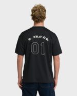 A.I. Mesh Jersey Short Sleeve T-Shirt - Black - Image 2