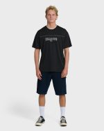 A.I. Mesh Jersey Short Sleeve T-Shirt - Black - Image 3