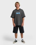 Spec 73 Spin Ringer Short Sleeve T-Shirt - Pewter - Image 4