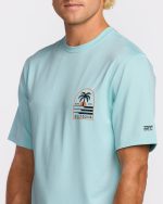 Portal Loose Fit UPF 50 Short Sleeve Surf UPF 50 Short Sleeve T-Shirt - Lt Blue Hth - Image 5