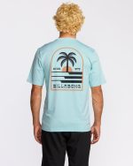 Portal Loose Fit UPF 50 Short Sleeve Surf UPF 50 Short Sleeve T-Shirt - Lt Blue Hth - Image 2
