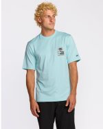 Portal Loose Fit UPF 50 Short Sleeve Surf UPF 50 Short Sleeve T-Shirt - Lt Blue Hth
