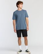 Eclipse Short Sleeve T-Shirt - Steel Blue - Image 4
