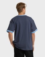 Spec Ringer Short Sleeve T-Shirt - Vintage Navy - Image 5