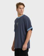 Spec Ringer Short Sleeve T-Shirt - Vintage Navy - Image 4