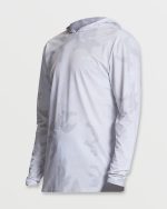 Arch Mesh UPF 50 Long Sleeve Hooded Surf Tee - Wood Camo - Image 3