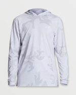 Arch Mesh UPF 50 Long Sleeve Hooded Surf Tee - Wood Camo