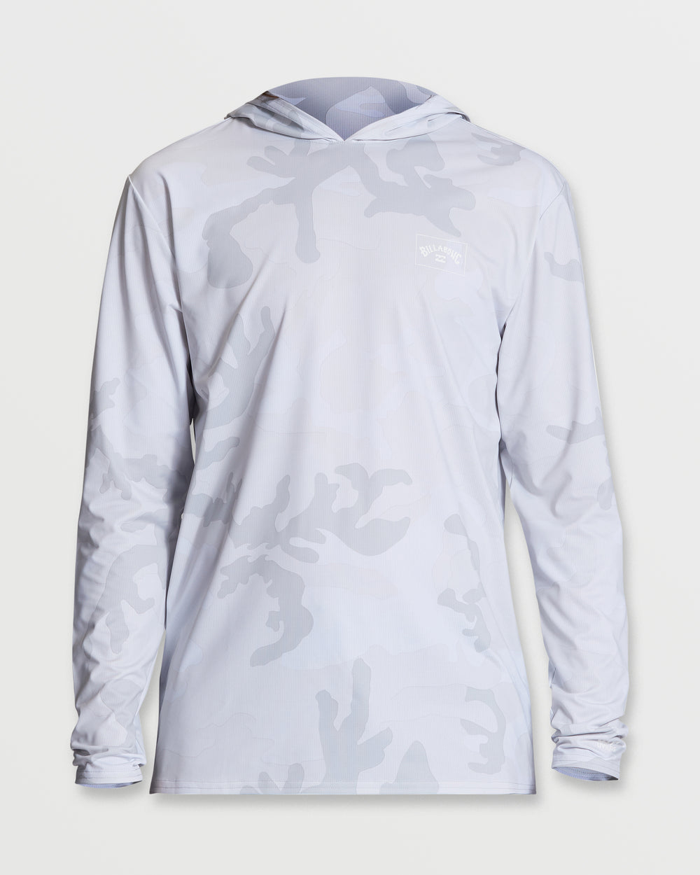 24A031502_WCM_FL-F_94096299-52db-4a76-af4f-840cf339e36a.jpg Arch Mesh UPF 50 Long Sleeve Hooded Surf Tee - Wood Camo - Image 1