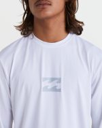 All Day Wave Loose Fit UPF 50 Long Sleeve Surf Tee - White - Image 2