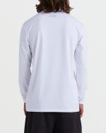 All Day Wave Loose Fit UPF 50 Long Sleeve Surf Tee - White - Image 5