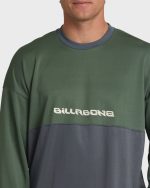 Deep Fake Crew Long Sleeve Knit Top - Hunter Green - Image 5