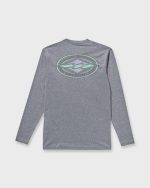 Diamond Vision Loose Fit UPF 50 Long Sleeve Surf T-Shirt - Mrgray Hth - Image 7