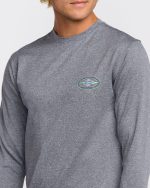 Diamond Vision Loose Fit UPF 50 Long Sleeve Surf T-Shirt - Mrgray Hth - Image 5