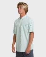 All Day Short Sleeve Shirt - Granite Green - Image 3