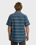 All Day Stripe Short Sleeve Shirt - Dark Denim - Image 2