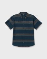 All Day Stripe Short Sleeve Shirt - Midnight - Image 6