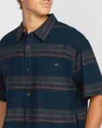 All Day Stripe Short Sleeve Shirt - Midnight - Image 2