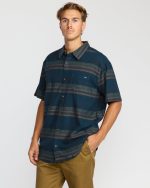 All Day Stripe Short Sleeve Shirt - Midnight - Image 4