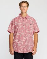 Sundays Short Sleeve Shirt - Faded Rose
