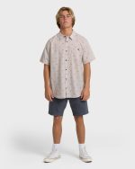 Sundays Mini Short Sleeve Woven Shirt - Ash Rose - Image 4