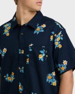 Sundays Mini Short Sleeve Woven Shirt - Navy - Image 4