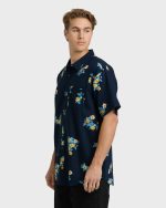 Sundays Mini Short Sleeve Woven Shirt - Navy - Image 3