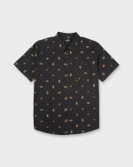 Sundays Mini Short Sleeve Woven Shirt - Phantom