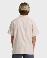 Sundays Jacquard Short Sleeve Woven Shirt - Ash - Image 2