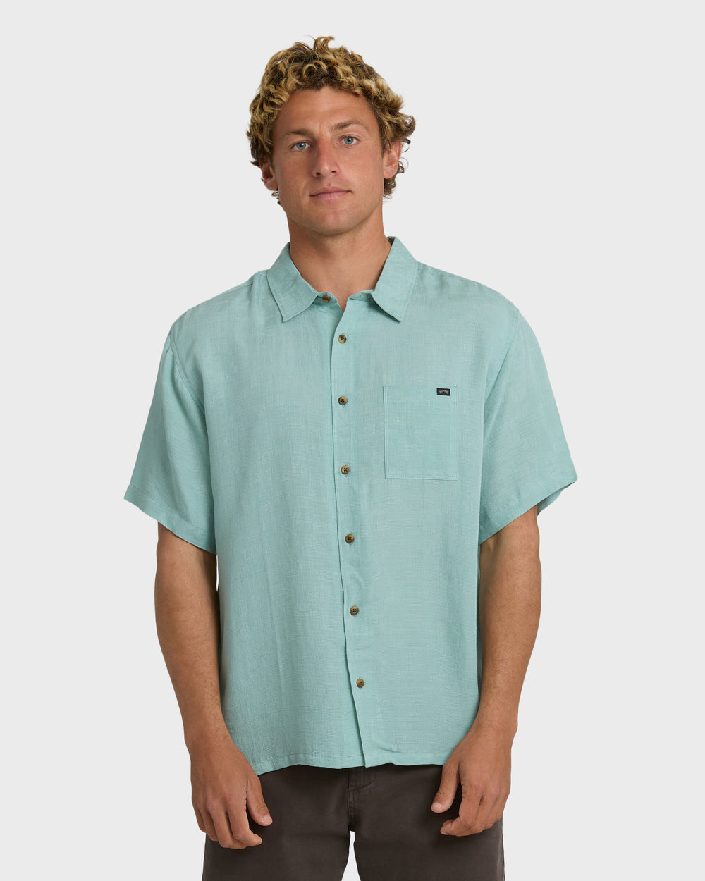 24A041600_ABS1_OM-F.jpg Victoria Short Sleeve Shirt - Absinthe - Image 1