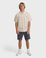 Victoria Short Sleeve Shirt - Off White - Image 4