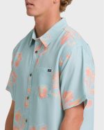 Sundays Lounge Short Sleeve Woven Shirt - Corydalis Blue - Image 5