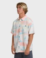 Sundays Lounge Short Sleeve Woven Shirt - Off White - Image 3