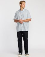 Sunshines Garage Short Sleeve Shirt - Stone Blue - Image 3