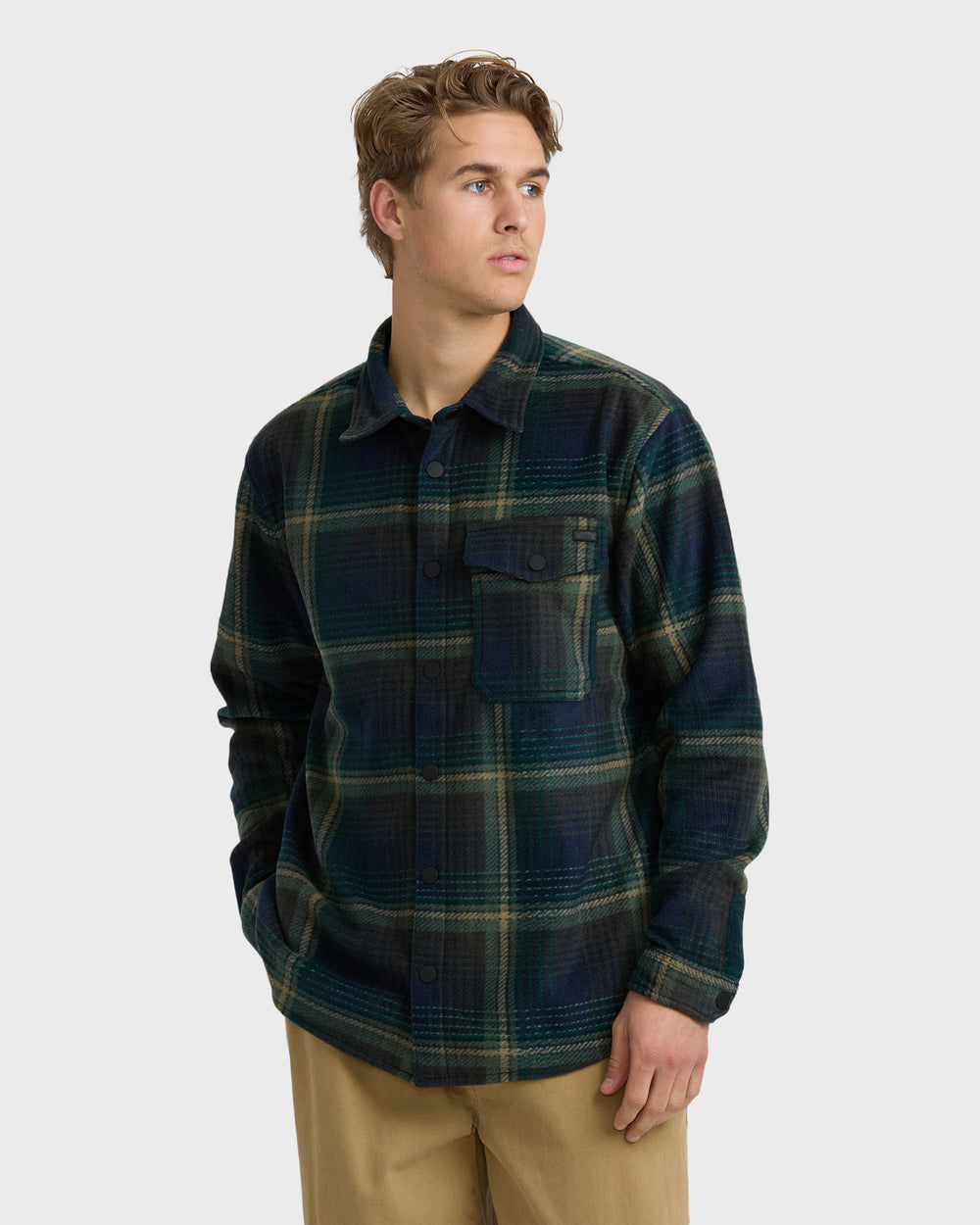 24A051503_MID_OM-F.jpg Furnace Flannel Shirt - Midnight - Image 1