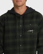 Baja Sur Flannel Shirt - Black - Image 7