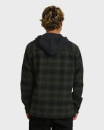 Baja Sur Flannel Shirt - Black - Image 4