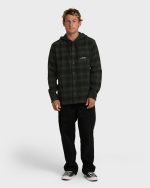 Baja Sur Flannel Shirt - Black - Image 6