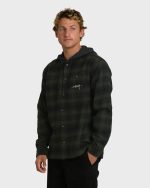 Baja Sur Flannel Shirt - Black - Image 5