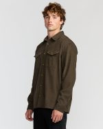 Austin Garage Long Sleeve Shirt - Chocolate - Image 5