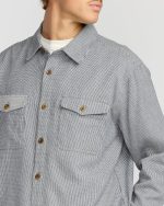 Austin Garage Long Sleeve Shirt - Stone Blue - Image 2