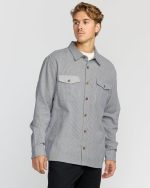 Austin Garage Long Sleeve Shirt - Stone Blue