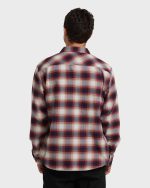 Coastline Long Sleeve Flannel Shirt - Plum - Image 5