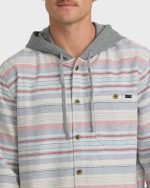 Baja Long Sleeve Flannel Shirt - Off White - Image 2