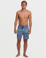 Good Times Pro Performance 18" Boardshorts - Blue Fog - Image 6