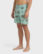 Good Times Pro Performance 18" Boardshorts - Seafoam - Image 3